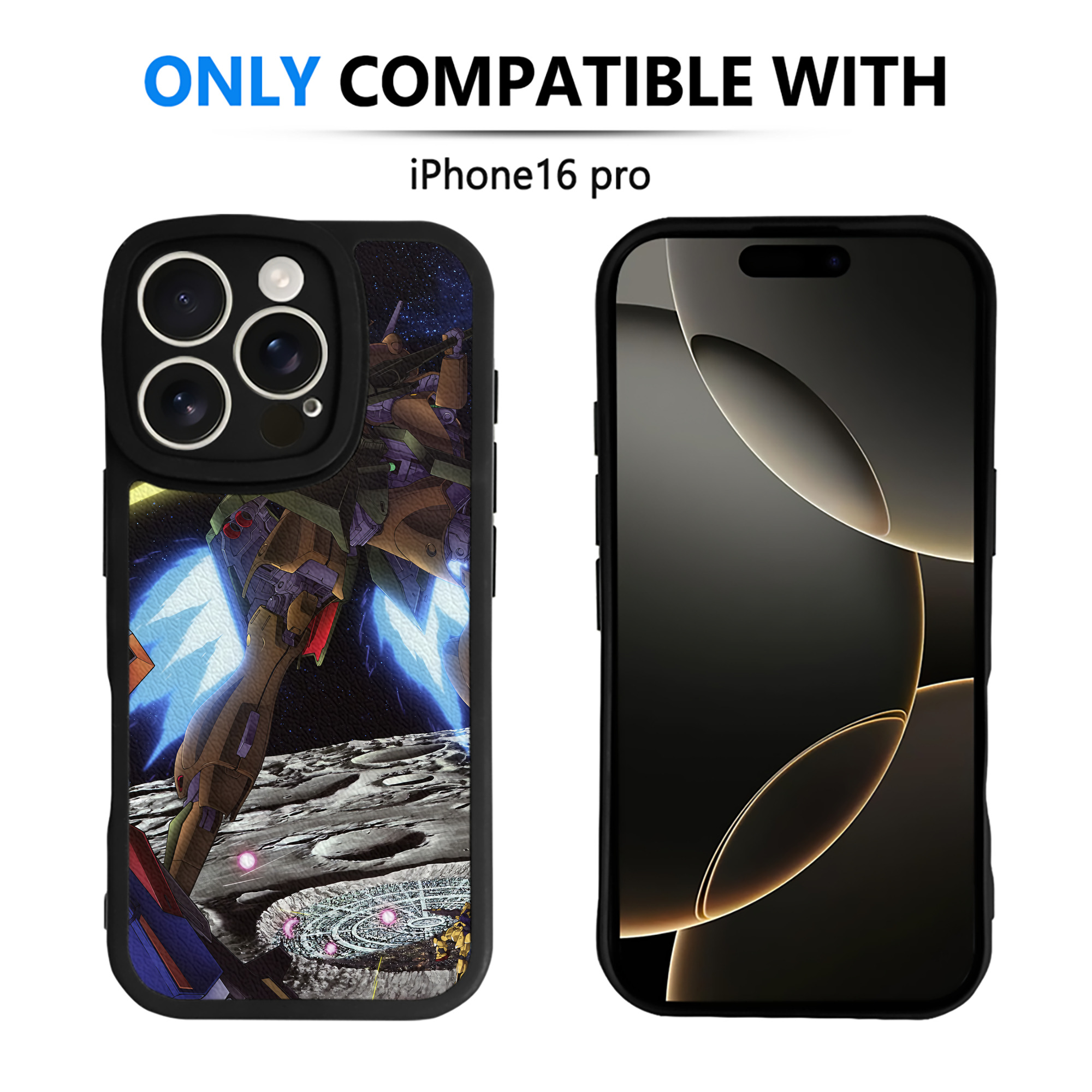 （画像用） 機動戦士ガンダム Mobile Suit Gundam 【iPhone 16シリーズ対応】シリコンスマホケース（レザー調） 材質：シリコン